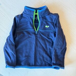 Vineyard Vines Toddler zip up sweatshirt 3T Navy and Green
